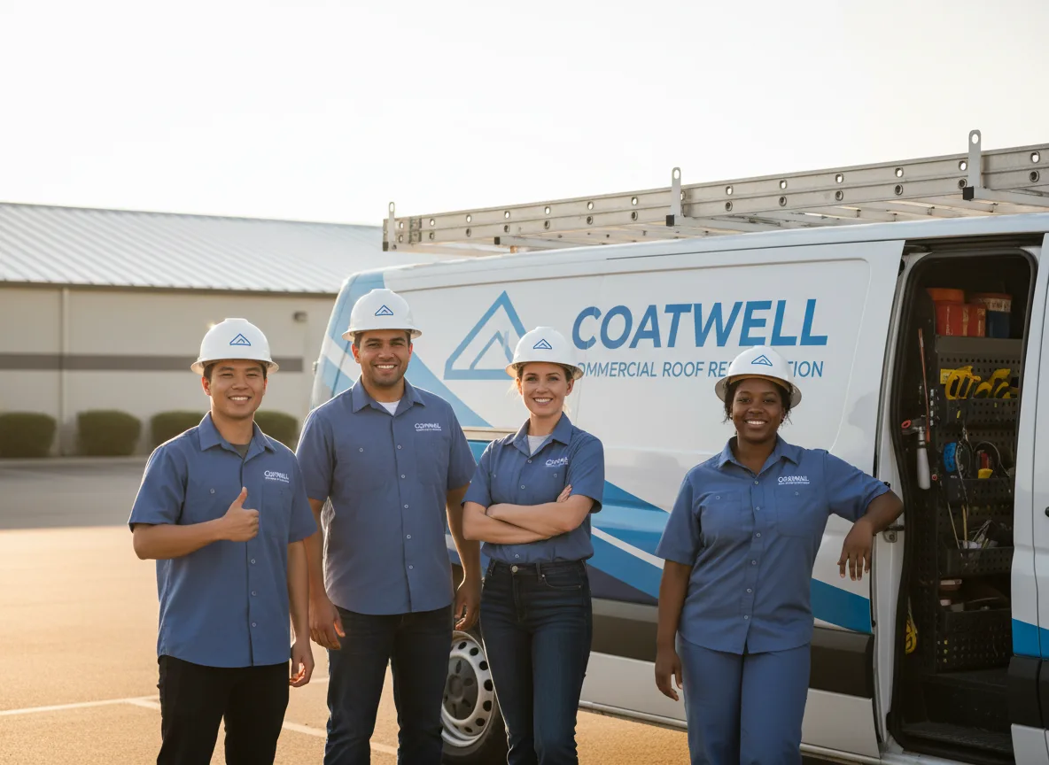 Commercial roof coating company in Easton, MN